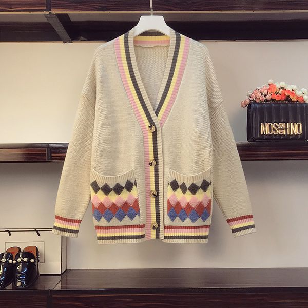 women's sweaters women knitted cardigans sweater fashion autumn long sleeve loose coat casual button thick v neck solid female top, White;black
women's sweaters women knitted cardigans sweater fashion autumn long sleeve loose coat casual button thick v neck solid female top, White;black