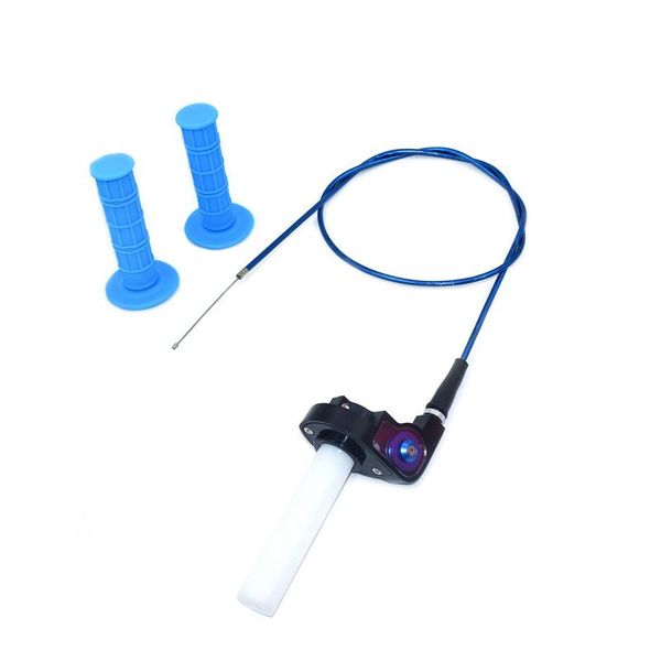motorcycle grips with 1/4 quick turn throttle adjust 1200mm cable for pro cone handlebar dirt pit bike motocross parts handlebars
motorcycle grips with 1/4 quick turn throttle adjust 1200mm cable for pro cone handlebar dirt pit bike motocross parts handlebars