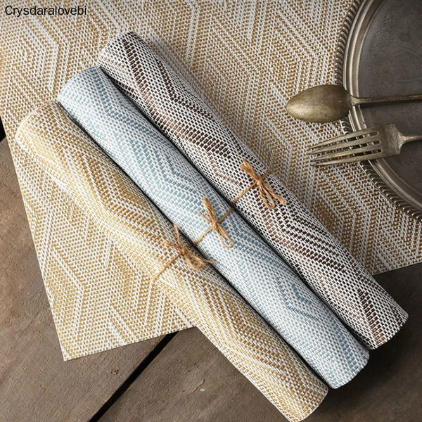 table napkin 4pcs/lot pvc tableware mats pads kitchen decorative placemats for dining heat insulation
table napkin 4pcs/lot pvc tableware mats pads kitchen decorative placemats for dining heat insulation