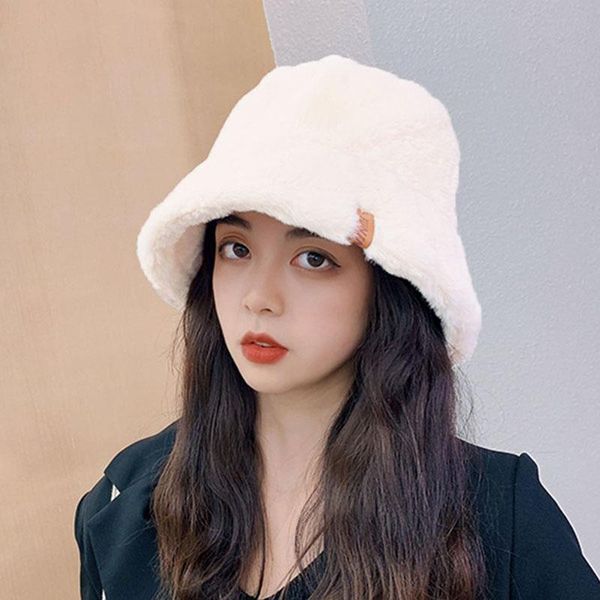 wide brim hats winter plush bucket hat women warm solid color faux fur fisherman cap, Blue;gray
wide brim hats winter plush bucket hat women warm solid color faux fur fisherman cap, Blue;gray