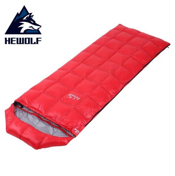hewolf spring autumn winter envelope ultra light white duck down sleeping bag lunch break outdoor camping bags
