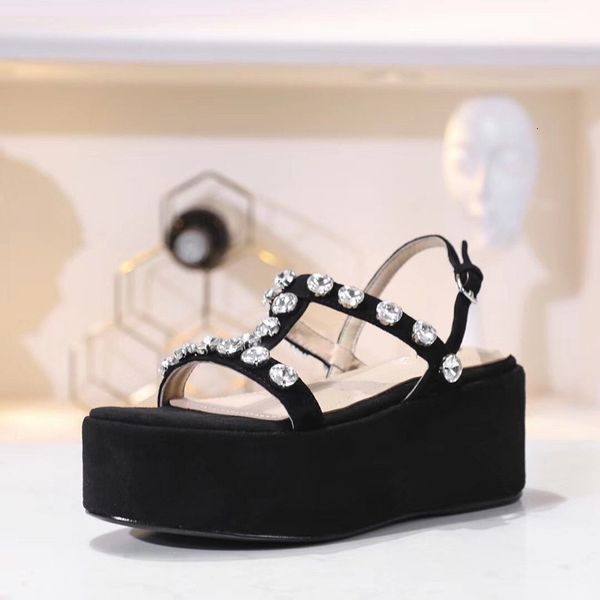 sandals thickness 6.5cm design simple casual real leather women designer shoes ladies fashion trend elegant vintage j0or, Black
sandals thickness 6.5cm design simple casual real leather women designer shoes ladies fashion trend elegant vintage j0or, Black
