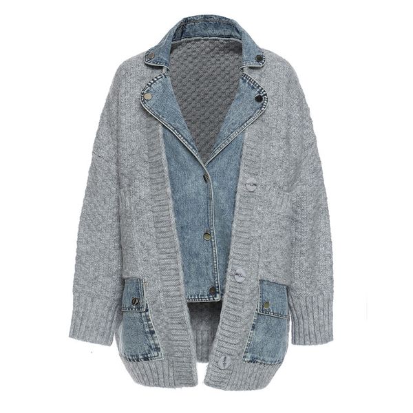 sweaters spring long shredded ladies denim big female size sweater coats with pockets t078, White;black
sweaters spring long shredded ladies denim big female size sweater coats with pockets t078, White;black