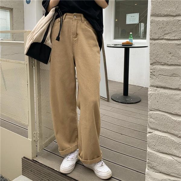 jeans women 2021 pants european and american style retro brown pocket high waist straight female casual women's, Blue
jeans women 2021 pants european and american style retro brown pocket high waist straight female casual women's, Blue