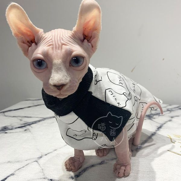 hairless cat clothes sphinx clothing pet spring summer autumn white cotton t-shirt french bull chihuahua costumes
hairless cat clothes sphinx clothing pet spring summer autumn white cotton t-shirt french bull chihuahua costumes