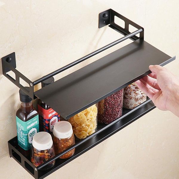hooks & rails kitchen organizer wall mounted basket hanging spice rack metal space saving shelf
hooks & rails kitchen organizer wall mounted basket hanging spice rack metal space saving shelf