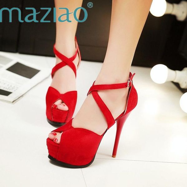 faux suede cross-strap high heels women peep toe ultra heel platform stiletto sandals evening party shoes size 33-43, Black
faux suede cross-strap high heels women peep toe ultra heel platform stiletto sandals evening party shoes size 33-43, Black