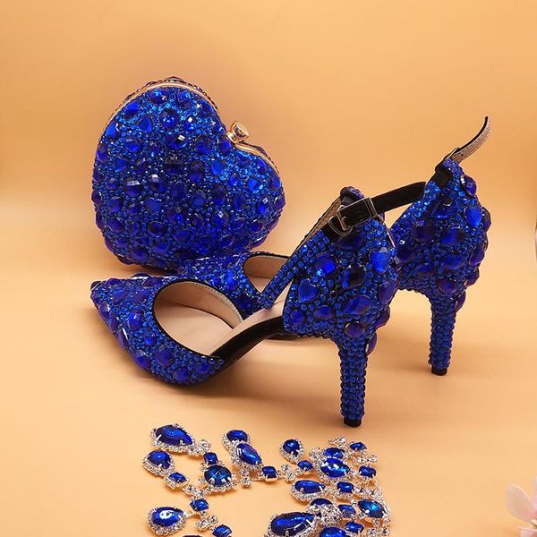 dress shoes royal blue rhinestone wedding and heart bags set woman crystal party bride ankle strap women, Black
dress shoes royal blue rhinestone wedding and heart bags set woman crystal party bride ankle strap women, Black