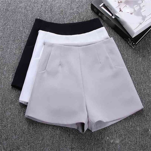 summer high-waist a-line shorts women wear slim and thin solid suit casual womens shorts 210709, White;black
summer high-waist a-line shorts women wear slim and thin solid suit casual womens shorts 210709, White;black