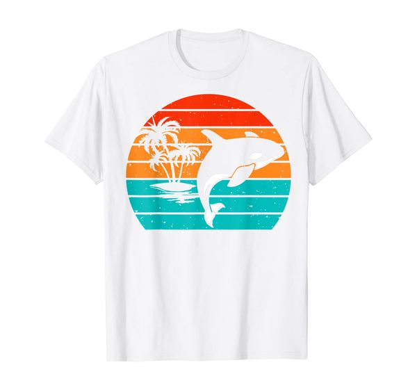 vintage sunset orca shirt - retro killer whale sea activists t-shirt, White;black
vintage sunset orca shirt - retro killer whale sea activists t-shirt, White;black