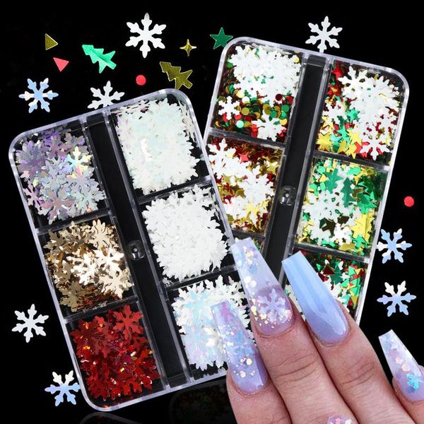 nail art decorations nails 6 grid boxed christmas series sequins winter white snowflake 3d charms sequin jewelry decoration, Silver;gold
nail art decorations nails 6 grid boxed christmas series sequins winter white snowflake 3d charms sequin jewelry decoration, Silver;gold