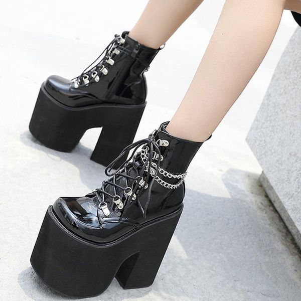 boots lapolaka fashion thick high heels ankle women shoes zip up chain platform fetish transgender shoes1 qy17, Black
boots lapolaka fashion thick high heels ankle women shoes zip up chain platform fetish transgender shoes1 qy17, Black