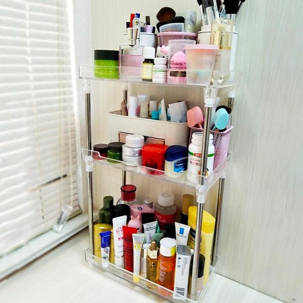 bathroom storage & organization 2/3 layers organizer makeup rack acrylic shelf washroom cosmetics holders
bathroom storage & organization 2/3 layers organizer makeup rack acrylic shelf washroom cosmetics holders