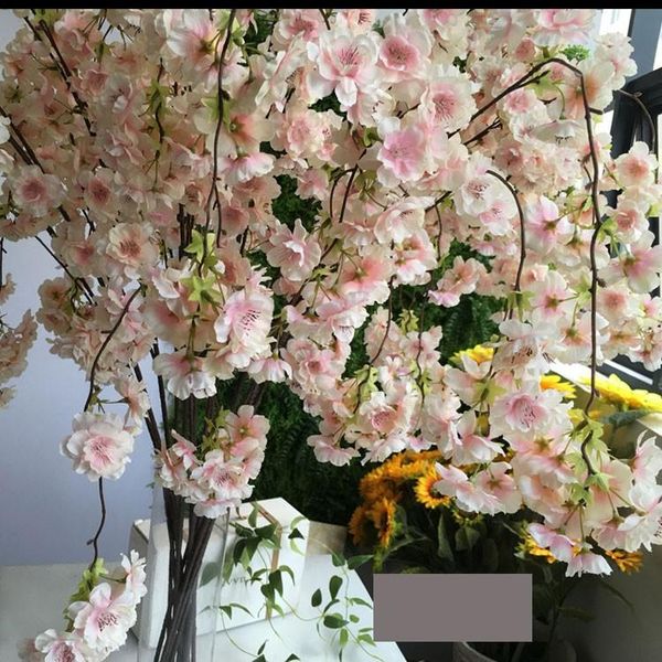 long artificial hanging branches of peach cherry blossom vine silk flowers home wedding decoration flower bouquet decorative & wreaths
long artificial hanging branches of peach cherry blossom vine silk flowers home wedding decoration flower bouquet decorative & wreaths