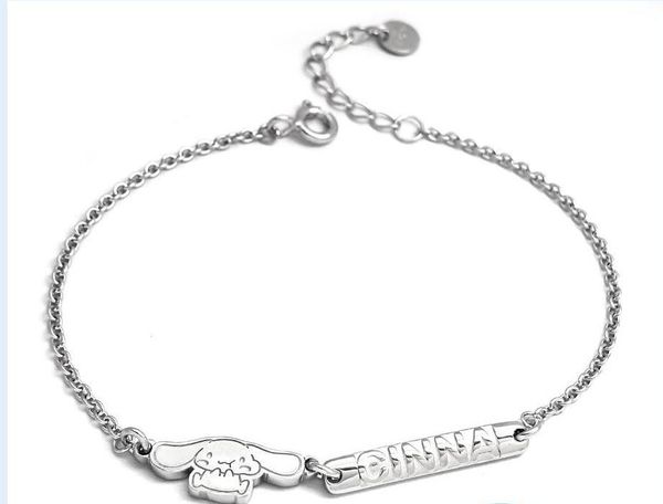 link, chain big ears dog bracelet suitable for birthday gift valentine's day, Black
link, chain big ears dog bracelet suitable for birthday gift valentine's day, Black