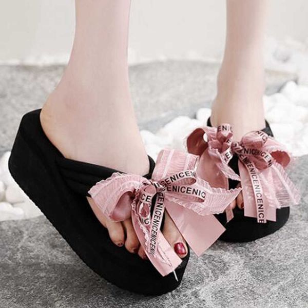 summer fashion sandals shoes ladies bow platform slipper indoor outdoor flip-flops beach female slippers qq687 210625, Black
summer fashion sandals shoes ladies bow platform slipper indoor outdoor flip-flops beach female slippers qq687 210625, Black