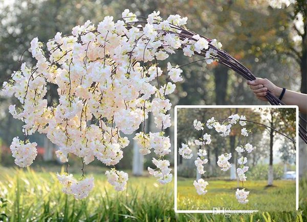 decorative flowers & wreaths 32pcs per lot cherry blossoms are full of romantic artificial branches, hanging rattan with wedding decorations
decorative flowers & wreaths 32pcs per lot cherry blossoms are full of romantic artificial branches, hanging rattan with wedding decorations