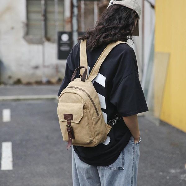 backpack fashion small canvas retro style women's shopping men's commuter american casual multifunction
backpack fashion small canvas retro style women's shopping men's commuter american casual multifunction