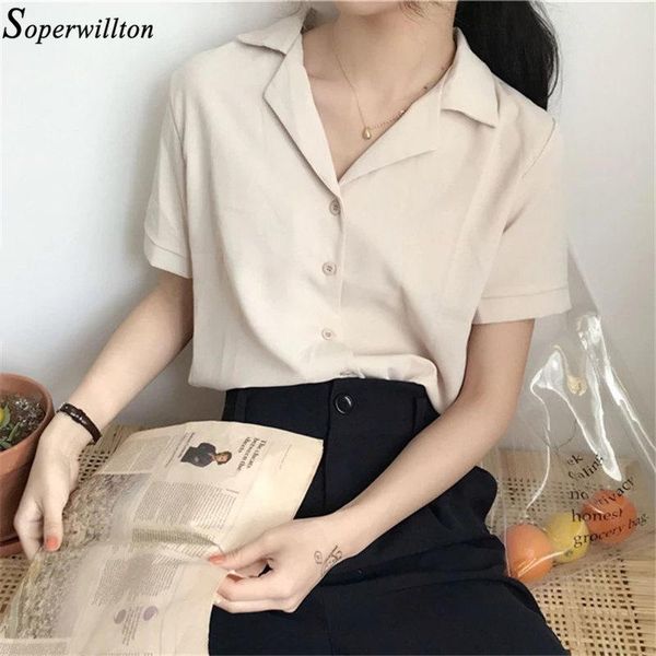 women's blouses & shirts women blouse 2021 summer short sleeve shirt white black solid lady office work wear female clothes fashion v
women's blouses & shirts women blouse 2021 summer short sleeve shirt white black solid lady office work wear female clothes fashion v