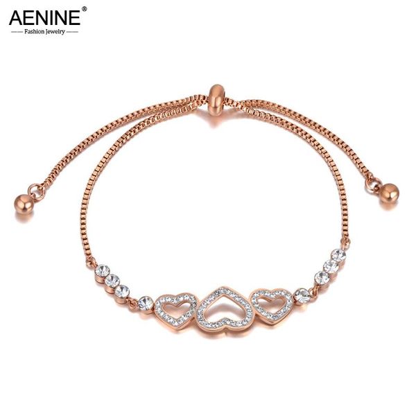 charm bracelets aenine fashion stainless steel cz crystal chain link for women bohemia 3pcs heart adjustable bracelet ab20210, Golden;silver
charm bracelets aenine fashion stainless steel cz crystal chain link for women bohemia 3pcs heart adjustable bracelet ab20210, Golden;silver