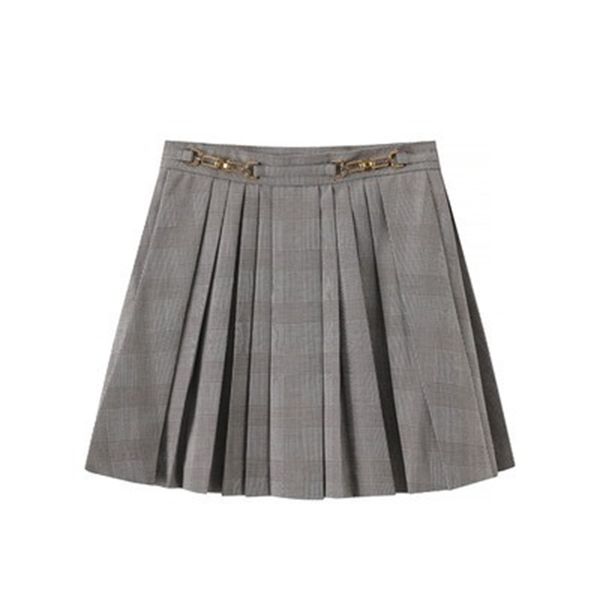 skirts autumn women's chain decorative waist pleated short a-line skirt 2d3s206, Black
skirts autumn women's chain decorative waist pleated short a-line skirt 2d3s206, Black