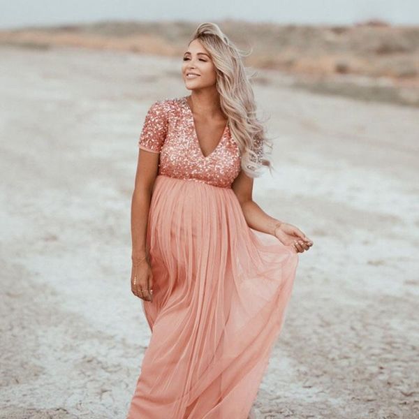 pregnancy dress short sleeve women pregnants pography props sequined v-neck dresses maternity clothes for po shoot, White
pregnancy dress short sleeve women pregnants pography props sequined v-neck dresses maternity clothes for po shoot, White