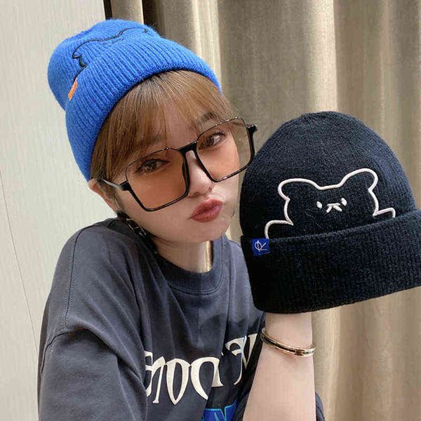 women's autumn and winter thickened warm wool hat fashion korean ear protection cold pullover ins versatile knitted hat winter, Blue;gray
women's autumn and winter thickened warm wool hat fashion korean ear protection cold pullover ins versatile knitted hat winter, Blue;gray