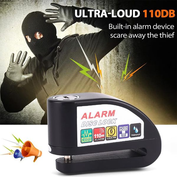 bike locks effective easy to use alarm lock motorcycle disc brake 110db loud security outdoor waterproof bicycle scooter
bike locks effective easy to use alarm lock motorcycle disc brake 110db loud security outdoor waterproof bicycle scooter