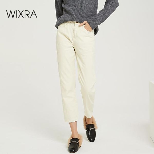 women's pants & capris wixra 2021 stylish solid denim jeans high waist pockets basic trousers spring autumn ladies bottom, Black;white
women's pants & capris wixra 2021 stylish solid denim jeans high waist pockets basic trousers spring autumn ladies bottom, Black;white