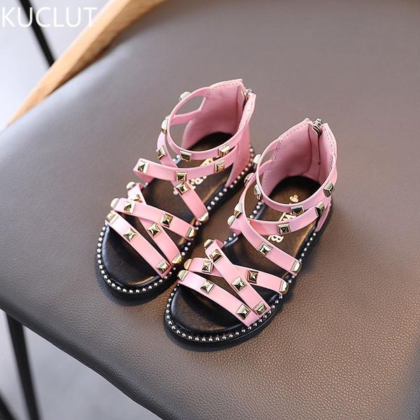 sandals summer girls gladiator children princess shoes, Black;red
sandals summer girls gladiator children princess shoes, Black;red