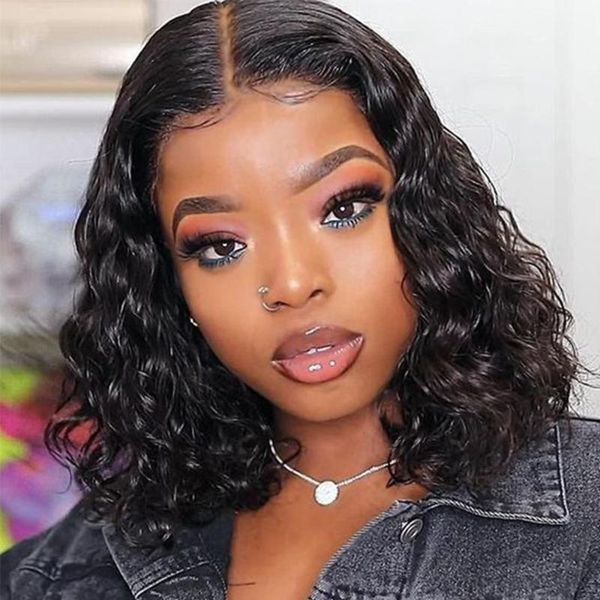 lace wigs bob wig natural wave closure human hair pre-plucked short water 4x4 for black women, Black;brown
lace wigs bob wig natural wave closure human hair pre-plucked short water 4x4 for black women, Black;brown
