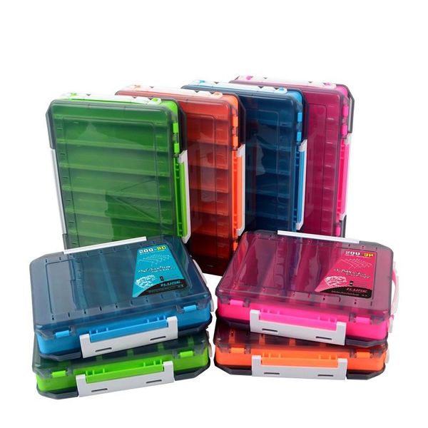 fishing box lure boxes double sided use bait hook case organizer accessories large capactity storage tackle
fishing box lure boxes double sided use bait hook case organizer accessories large capactity storage tackle