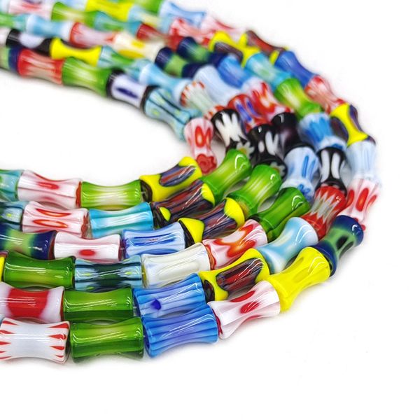 strand about 37pcs 8x11mm bamboo joint lampwork beads diy loose spacer colorful glaze bead for jewelry making bracelet, Black
strand about 37pcs 8x11mm bamboo joint lampwork beads diy loose spacer colorful glaze bead for jewelry making bracelet, Black
