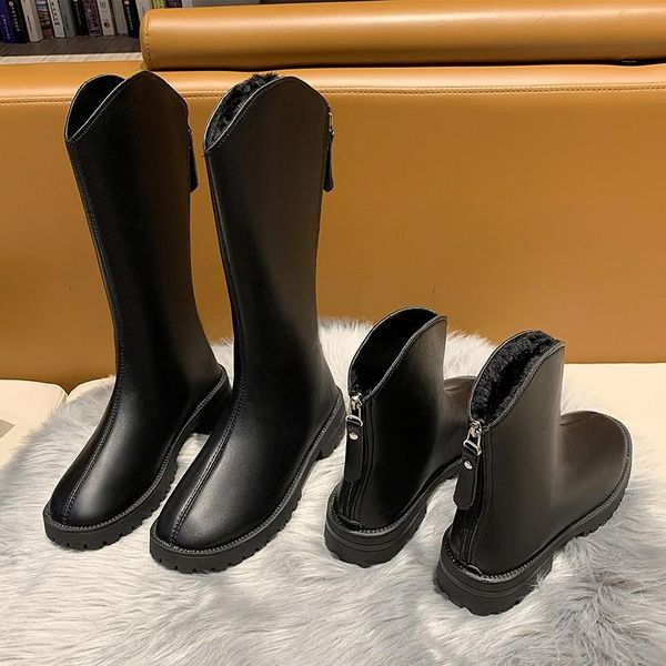 boots lady round toe women's low shoes winter footwear plush thigh high heels boots-women zipper ankle 2021 fur a, Black
boots lady round toe women's low shoes winter footwear plush thigh high heels boots-women zipper ankle 2021 fur a, Black