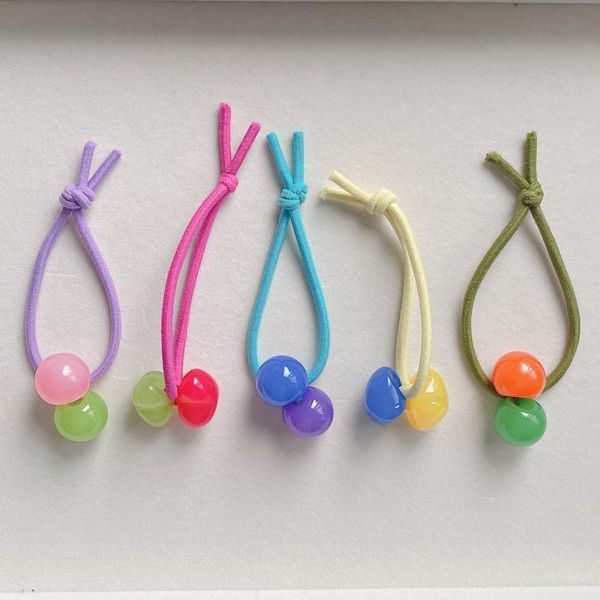 hair accessories korean version lovely jelly color circle contrast ball love rubber band girl heart tie headdress accessoires, Slivery;white
hair accessories korean version lovely jelly color circle contrast ball love rubber band girl heart tie headdress accessoires, Slivery;white