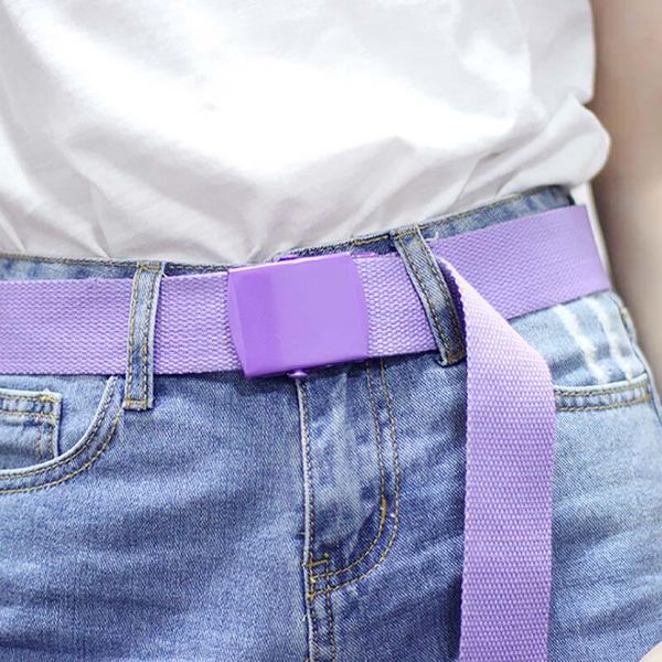 belts casual canvas belt buckle knitted trousers waistband women men girls, Black;brown
belts casual canvas belt buckle knitted trousers waistband women men girls, Black;brown