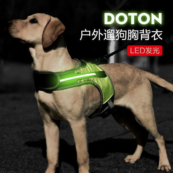 cross-border k luminous led straps pet dogs chest for the huge dog nocturnal products collars & leashes
cross-border k luminous led straps pet dogs chest for the huge dog nocturnal products collars & leashes