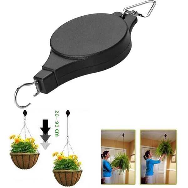 retractable hook pulley hanging basket pull down hanger flower plant pot for garden tools support under 15kg hooks & rails
retractable hook pulley hanging basket pull down hanger flower plant pot for garden tools support under 15kg hooks & rails