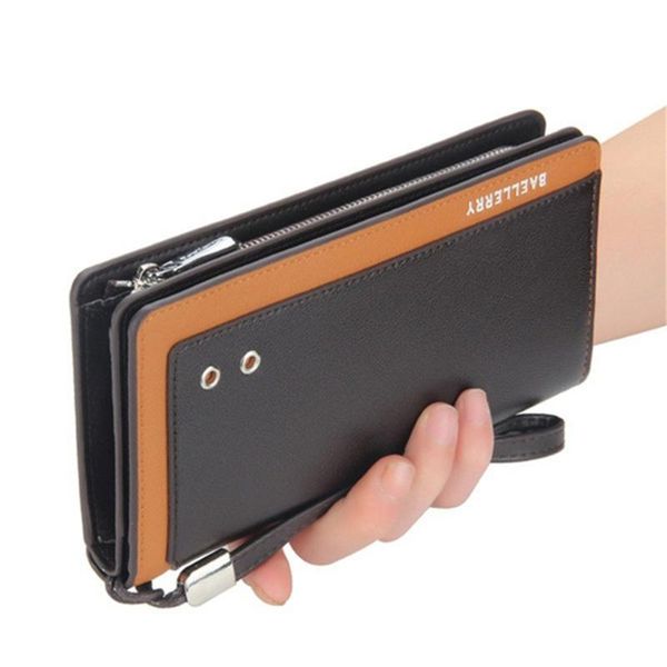 wallets men long wallet with zipper pu leather business holder big capacity male money purse card, Red;black
wallets men long wallet with zipper pu leather business holder big capacity male money purse card, Red;black