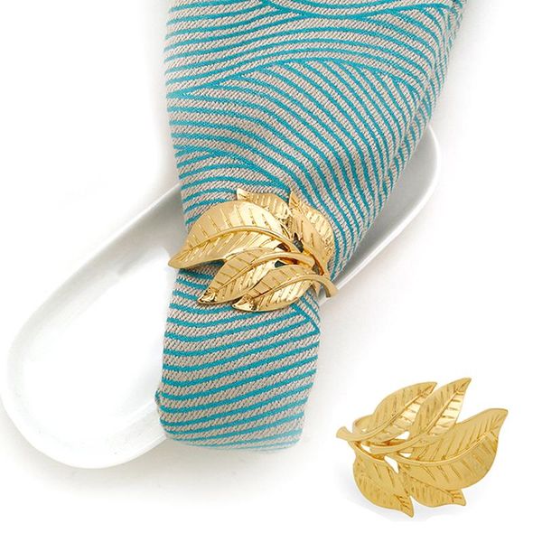 1pcs gold leaf napkin rings for wedding party holder metal buckle table decoration
1pcs gold leaf napkin rings for wedding party holder metal buckle table decoration