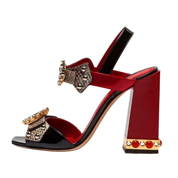 fashion crystal jeweled heels belt buckle sandals for women summer chunky high heel strap female catwalk dress shoes, Black
fashion crystal jeweled heels belt buckle sandals for women summer chunky high heel strap female catwalk dress shoes, Black