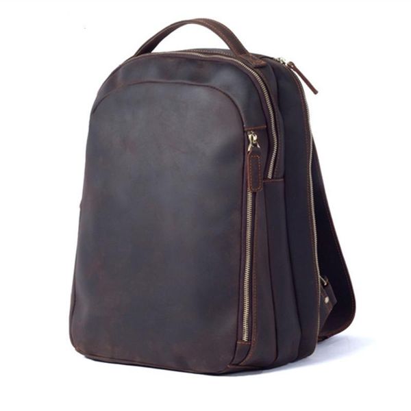 backpack retro crazy horse leather men shoulder bag first layer cowhide large capacity male laptravel schoolbag
backpack retro crazy horse leather men shoulder bag first layer cowhide large capacity male laptravel schoolbag