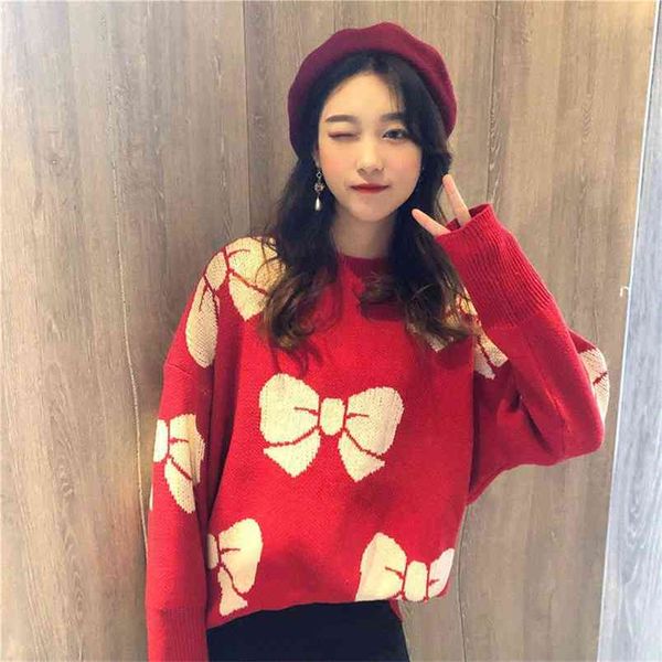 autumn and winter korean version of the loose wild net red hooded christmas sweater lazy wind was thin women 210427, White;black
autumn and winter korean version of the loose wild net red hooded christmas sweater lazy wind was thin women 210427, White;black