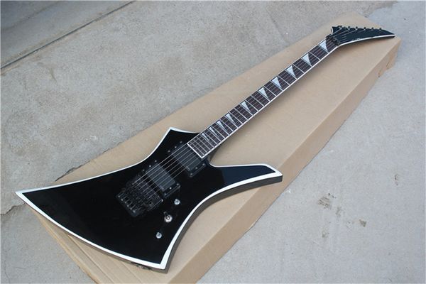 rosewood fretboard electric guitar,24 special inlay,black body,black hardwares,hh pickup,folyd rose,can be customized.
rosewood fretboard electric guitar,24 special inlay,black body,black hardwares,hh pickup,folyd rose,can be customized.