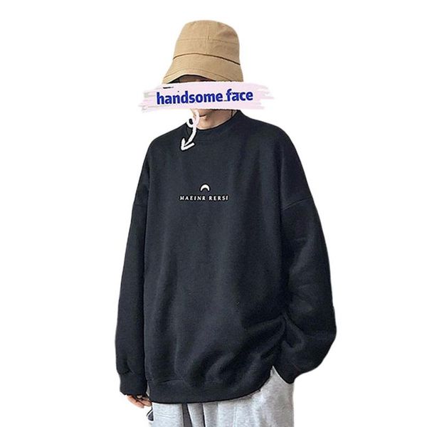 women's hoodies & sweatshirts missky men women sweatshirt streetwear crew neck moon letter printing solid color loose spring autumn pul, Black
women's hoodies & sweatshirts missky men women sweatshirt streetwear crew neck moon letter printing solid color loose spring autumn pul, Black