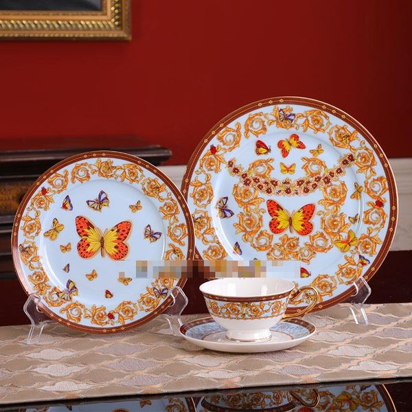 dishes & plates bone china european-style plate, dinner western tableware, domestic steak plate and saucer set, ceramic
dishes & plates bone china european-style plate, dinner western tableware, domestic steak plate and saucer set, ceramic