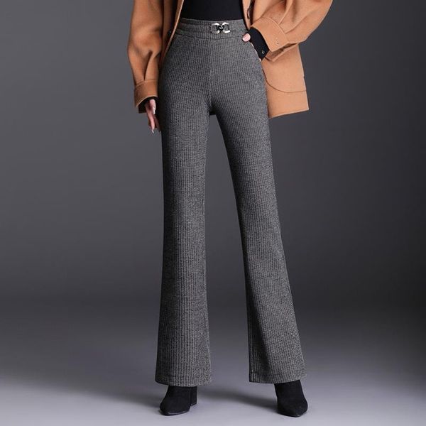 women's pants & capris wool for woman autumn winter fashion clothes high waist thick long trousers gray color office lady bottoms plus, Black;white
women's pants & capris wool for woman autumn winter fashion clothes high waist thick long trousers gray color office lady bottoms plus, Black;white