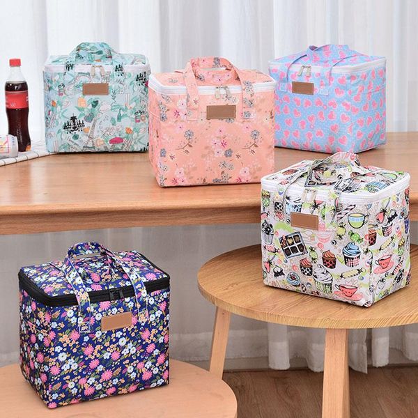 storage bags big insulated lunch bag for women flower printed waterproof outdoor pinic campig food container bento organizer
storage bags big insulated lunch bag for women flower printed waterproof outdoor pinic campig food container bento organizer