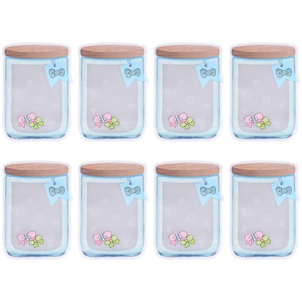gift wrap 10pcs mason bottle type thickening reusable clear seal bags reclosable storage dispenser bag for home (size, blue
gift wrap 10pcs mason bottle type thickening reusable clear seal bags reclosable storage dispenser bag for home (size, blue