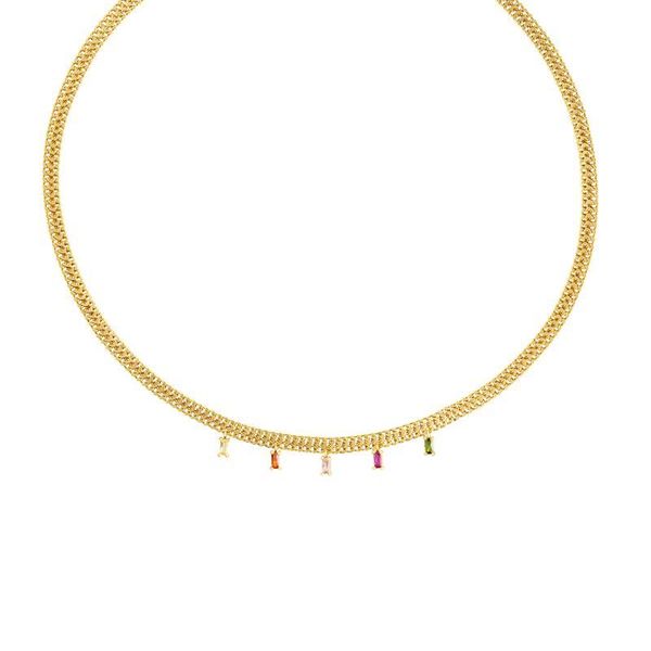 chokers 18k gold-plated brass clavicle chain necklace for women charms chains choker bijoux femme jewelry, Golden;silver
chokers 18k gold-plated brass clavicle chain necklace for women charms chains choker bijoux femme jewelry, Golden;silver